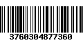 Código de Barras 3760304877360