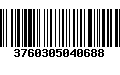 Código de Barras 3760305040688