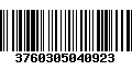 Código de Barras 3760305040923