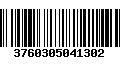 Código de Barras 3760305041302