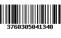 Código de Barras 3760305041340