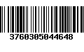 Código de Barras 3760305044648