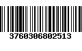 Código de Barras 3760306802513