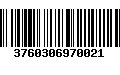 Código de Barras 3760306970021