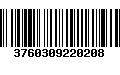 Código de Barras 3760309220208