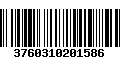 Código de Barras 3760310201586