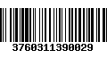 Código de Barras 3760311390029