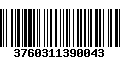 Código de Barras 3760311390043