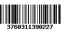 Código de Barras 3760311390227