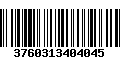 Código de Barras 3760313404045