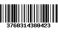 Código de Barras 3760314380423