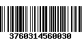 Código de Barras 3760314560030