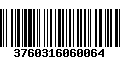 Código de Barras 3760316060064