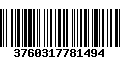 Código de Barras 3760317781494