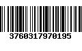 Código de Barras 3760317970195