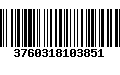 Código de Barras 3760318103851