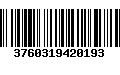 Código de Barras 3760319420193