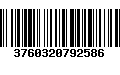 Código de Barras 3760320792586