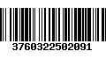 Código de Barras 3760322502091