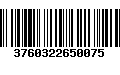 Código de Barras 3760322650075