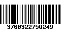 Código de Barras 3760322750249