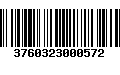 Código de Barras 3760323000572