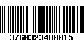 Código de Barras 3760323480015