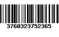 Código de Barras 3760323752365