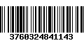 Código de Barras 3760324841143