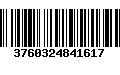 Código de Barras 3760324841617