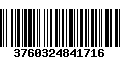 Código de Barras 3760324841716