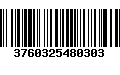 Código de Barras 3760325480303