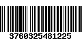 Código de Barras 3760325481225