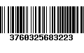 Código de Barras 3760325683223