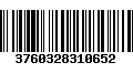 Código de Barras 3760328310652