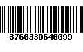 Código de Barras 3760330640099