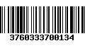 Código de Barras 3760333700134