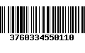 Código de Barras 3760334550110