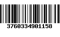 Código de Barras 3760334901158