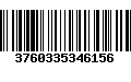 Código de Barras 3760335346156