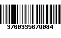 Código de Barras 3760335670084