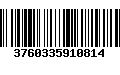 Código de Barras 3760335910814