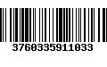 Código de Barras 3760335911033