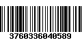 Código de Barras 3760336040589