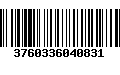 Código de Barras 3760336040831