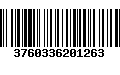 Código de Barras 3760336201263