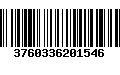 Código de Barras 3760336201546