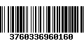 Código de Barras 3760336960160