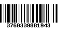 Código de Barras 3760339881943