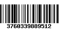 Código de Barras 3760339889512